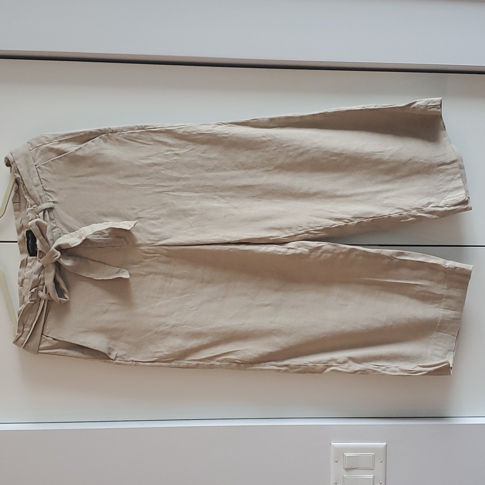 Banana Republic Linen Blend Crop Pants